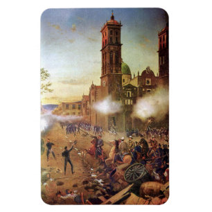 Schlacht um die mexikanische Geschichte Puebla Magnet