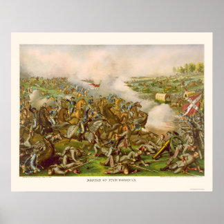 Schlacht um fünf Gabeln, VA 1865 Poster