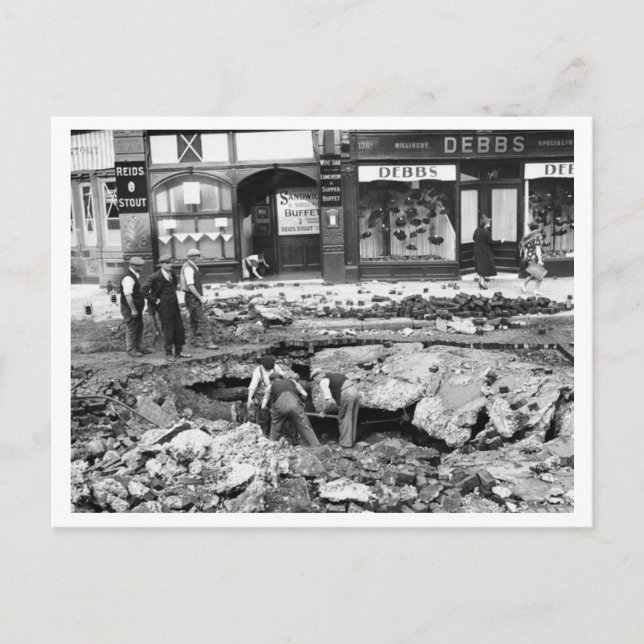 Schlacht um Großbritannien und die Blitz: #18 auf  Postkarte (Vorderseite)