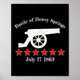 Schlacht um Honey springt Zivile Schlachten Kriegs Poster
