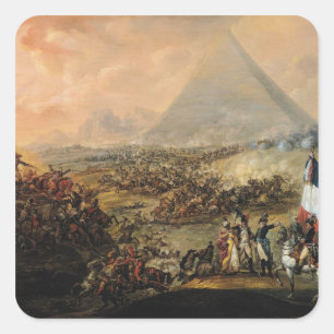 Schlacht um Pyramiden, 21. Juli 1798 Quadratischer Aufkleber