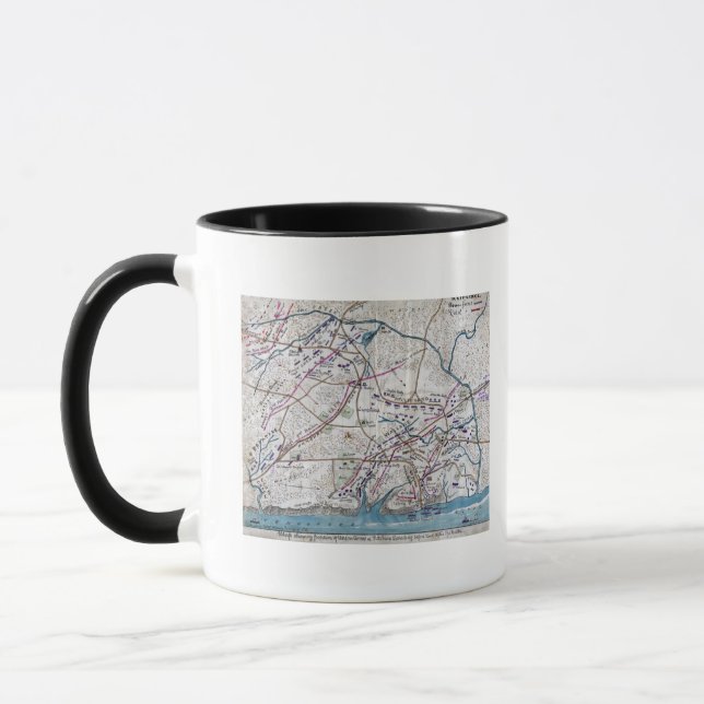 Schlacht um Shiloh - Panoramablick auf den Zivilen Tasse (Links)