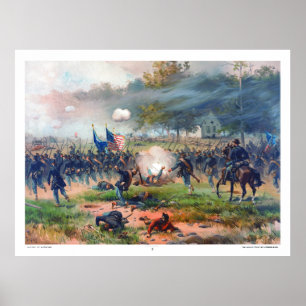 Schlacht von Antietam Thure de Thulstrup 1887 Rest Poster