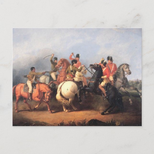 Schlacht von Cowpens Postkarte (Vorderseite)