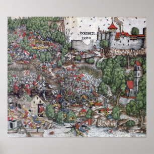 Schlacht von Dornach, 1499 Poster