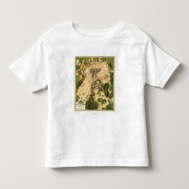 Schlacht von Gettysburg 10 Kleinkind T-shirt (Vorderseite)