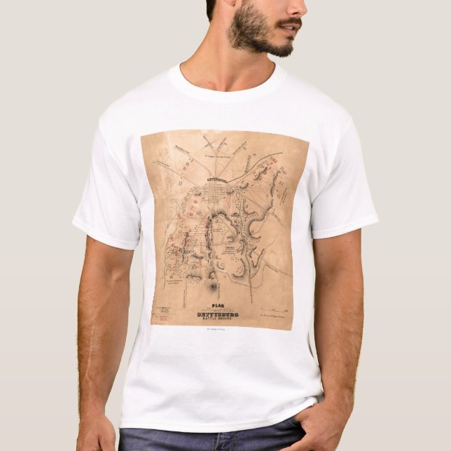 Schlacht von Gettysburg 11 T-Shirt (Vorderseite)