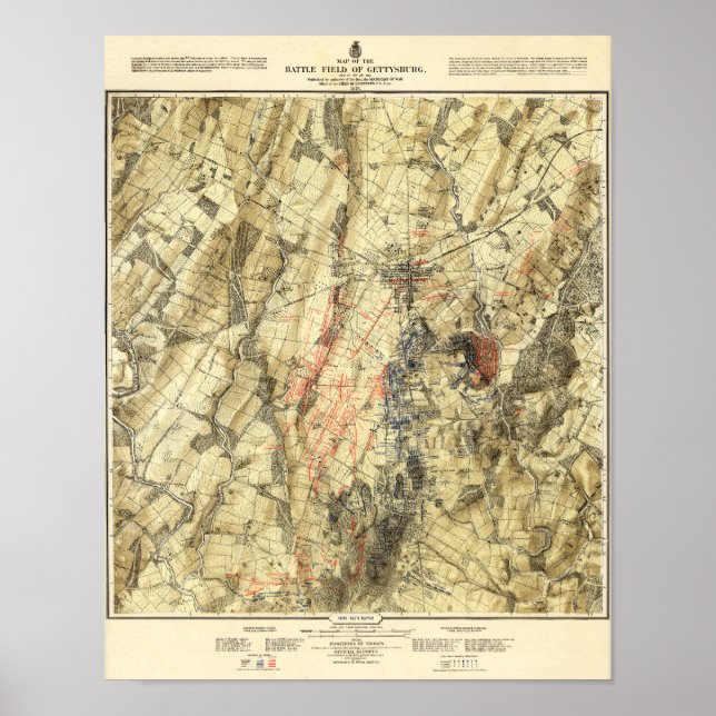 Schlacht von Gettysburg 15 Poster (Vorne)