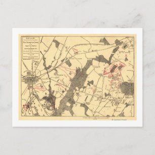 Schlacht von Gettysburg 15 Postkarte