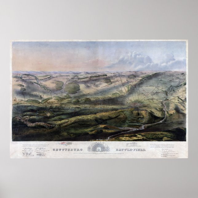 Schlacht von Gettysburg 2 Poster (Vorne)