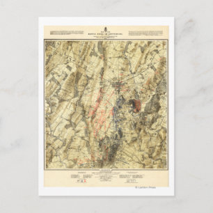 Schlacht von Gettysburg 5 Postkarte