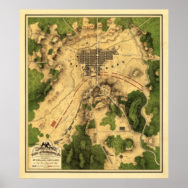 Schlacht von Gettysburg 7 Poster (Vorne)