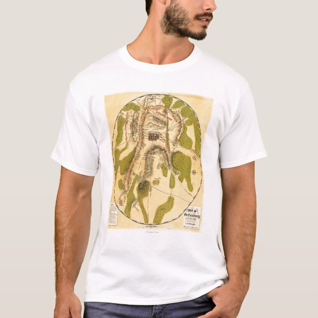 Schlacht von Gettysburg 7 T-Shirt (Vorderseite)