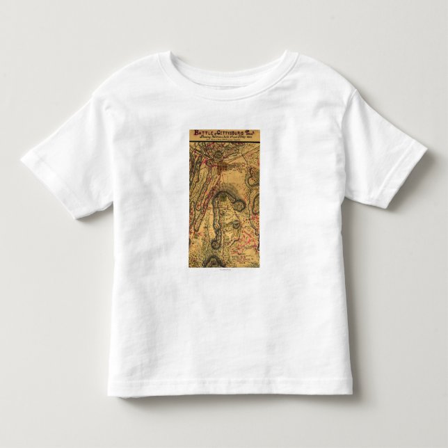 Schlacht von Gettysburg Kleinkind T-shirt (Vorderseite)