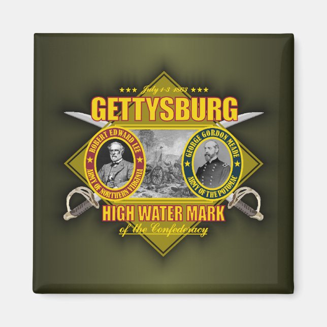 Schlacht von Gettysburg Magnet (Vorne)
