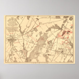 Schlacht von Gettysburg Poster