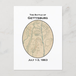 Schlacht von Gettysburg Postkarte
