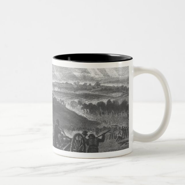 Schlacht von Gettysburg Zweifarbige Tasse (Rechts)