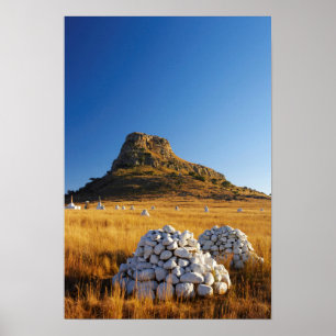 Schlacht von Isandlwana-Gedenkstätte in der Nähe v Poster