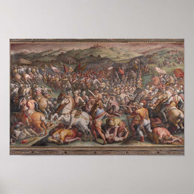 Schlacht von Marciano bei Vasari - Poster (Vorne)