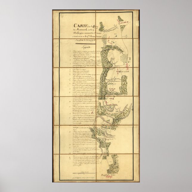 Schlacht von Monmouth Poster (Vorne)