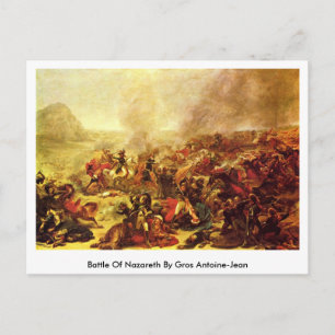 Schlacht von Nazareth durch Gros Antoine-Jean Postkarte