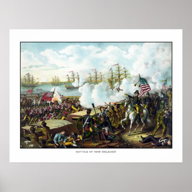 Schlacht von New Orleans Poster (Vorne)