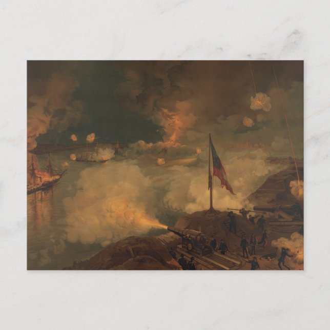 Schlacht von Port Hudson Postkarte (Vorderseite)
