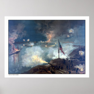 Schlacht von Port Hudson - Ziviler Krieg Poster