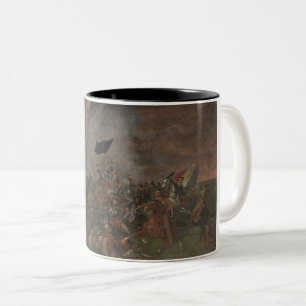 Schlacht von San Jacinto Zweifarbige Tasse