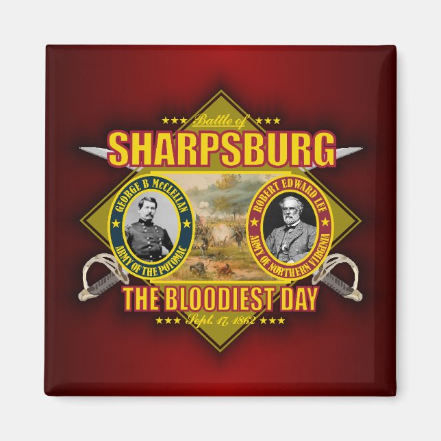 Schlacht von Sharpsburg (Antietam) Magnet (Vorne)