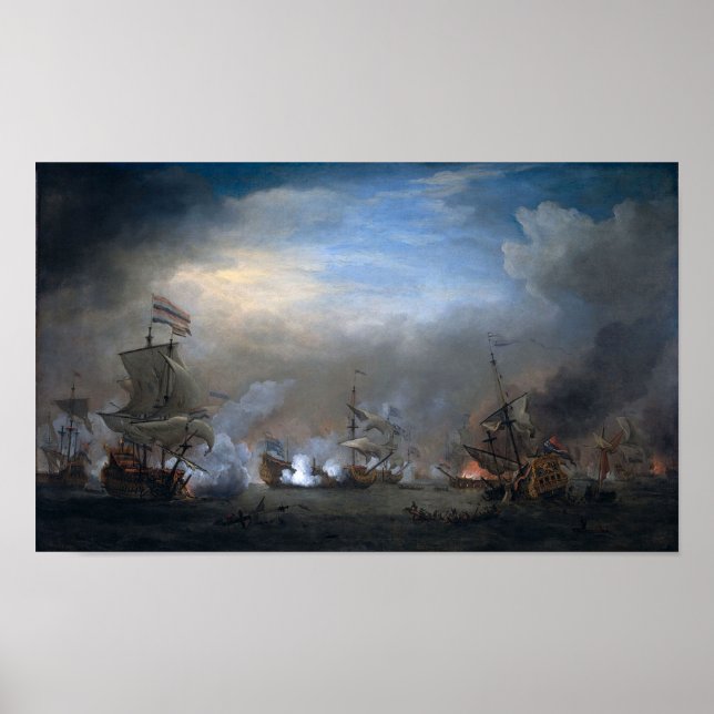 Schlacht von Texel Poster (Vorne)