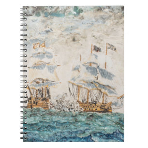 Schlacht von Trafalgar 1805 1998 Notizblock
