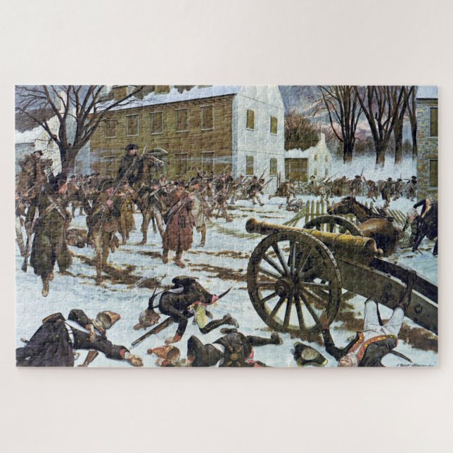 Schlacht von Trenton durch Charles McBarron (Horizontal)