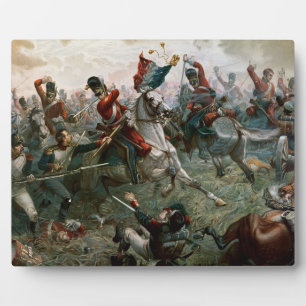 Schlacht von Waterloo, 18. Juni 1815, 1898 (Farbe  Fotoplatte