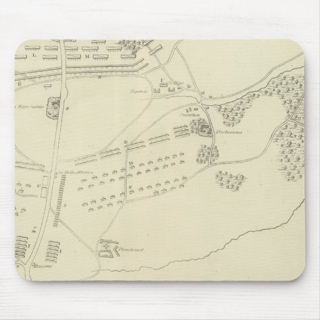 Schlacht von Waterloo in Belgien Mousepad (Vorne)