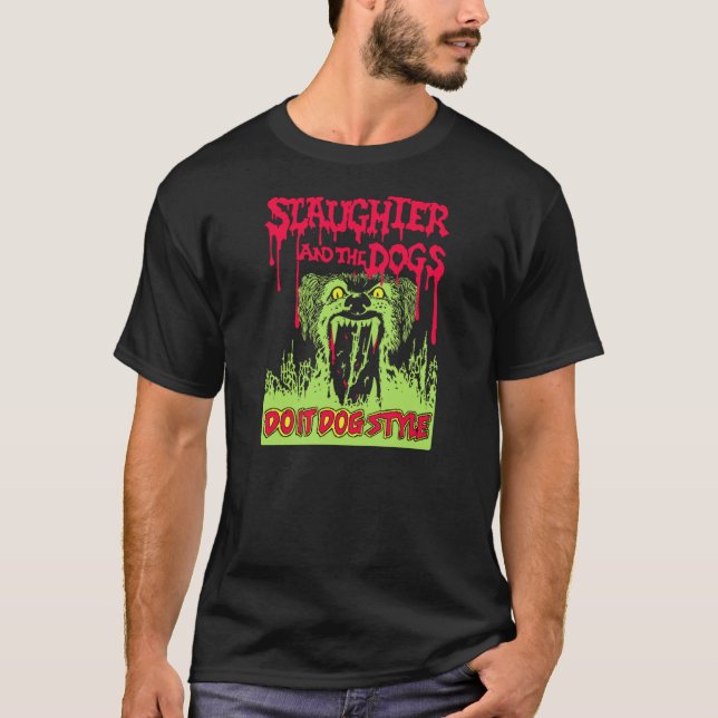 Schlachten und Hunde - Dog Style Premium T-Shirt (Vorderseite)