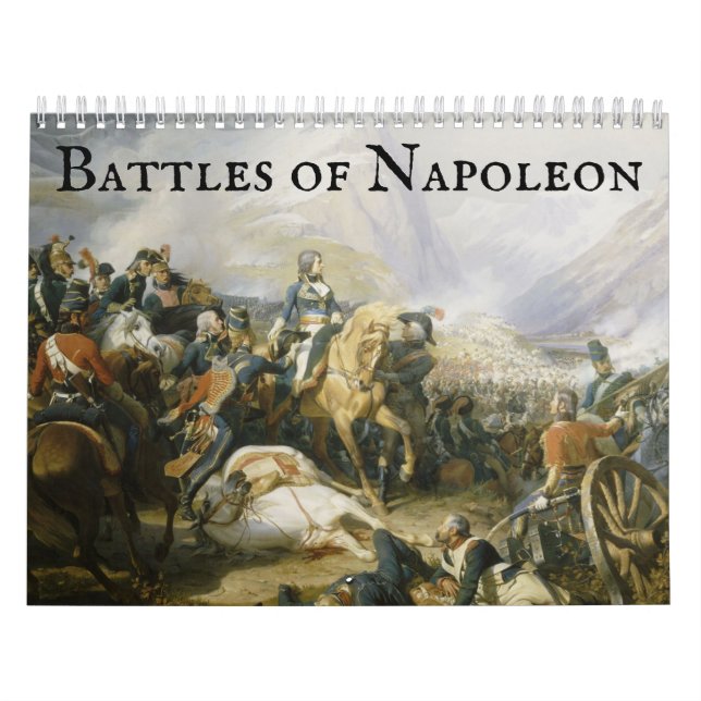 Schlachten von Napoleon Kalender (Titelbild)