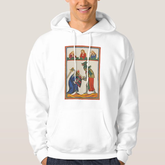 Schlachten von Rittern bei einem Turnier aus dem 1 Hoodie (Vorderseite)