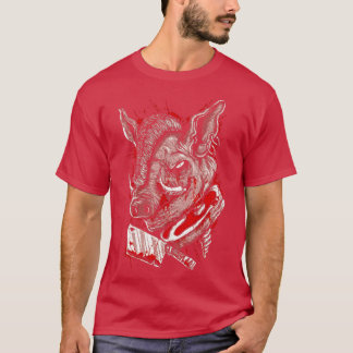 Schlachter Schwein T-Shirt