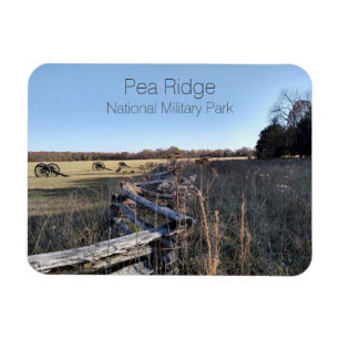Schlachtfeld, Nationaler Militärpark Pea Ridge, MO Magnet