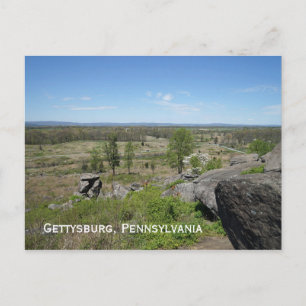 Schlachtfeld von Gettysburg Postkarte
