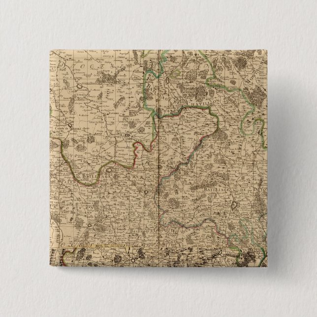 Schlachtfelder und römische Straßen Button (Vorderseite)
