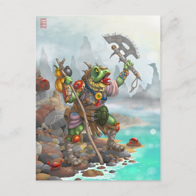 Schlachtruf Postkarte (Vorderseite)