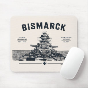 Schlachtschiff Bismarck Mauspad
