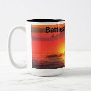 Schlachtschiff Bismarck Zweifarbige Tasse