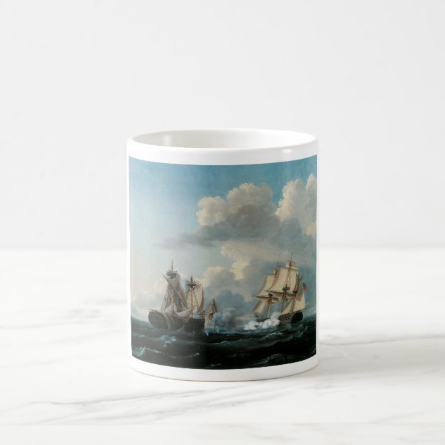 Schlachtschiff-feine Kunst-Tasse Kaffeetasse (Mittel)