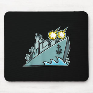 Schlachtschiff-Frachtschiff Grafik Mousepad
