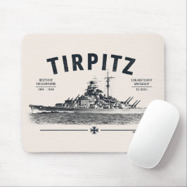 Schlachtschiff Tirpitz Mauspad