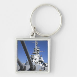 Schlachtschiff USS Alabama im Battleship Memorial Schlüsselanhänger